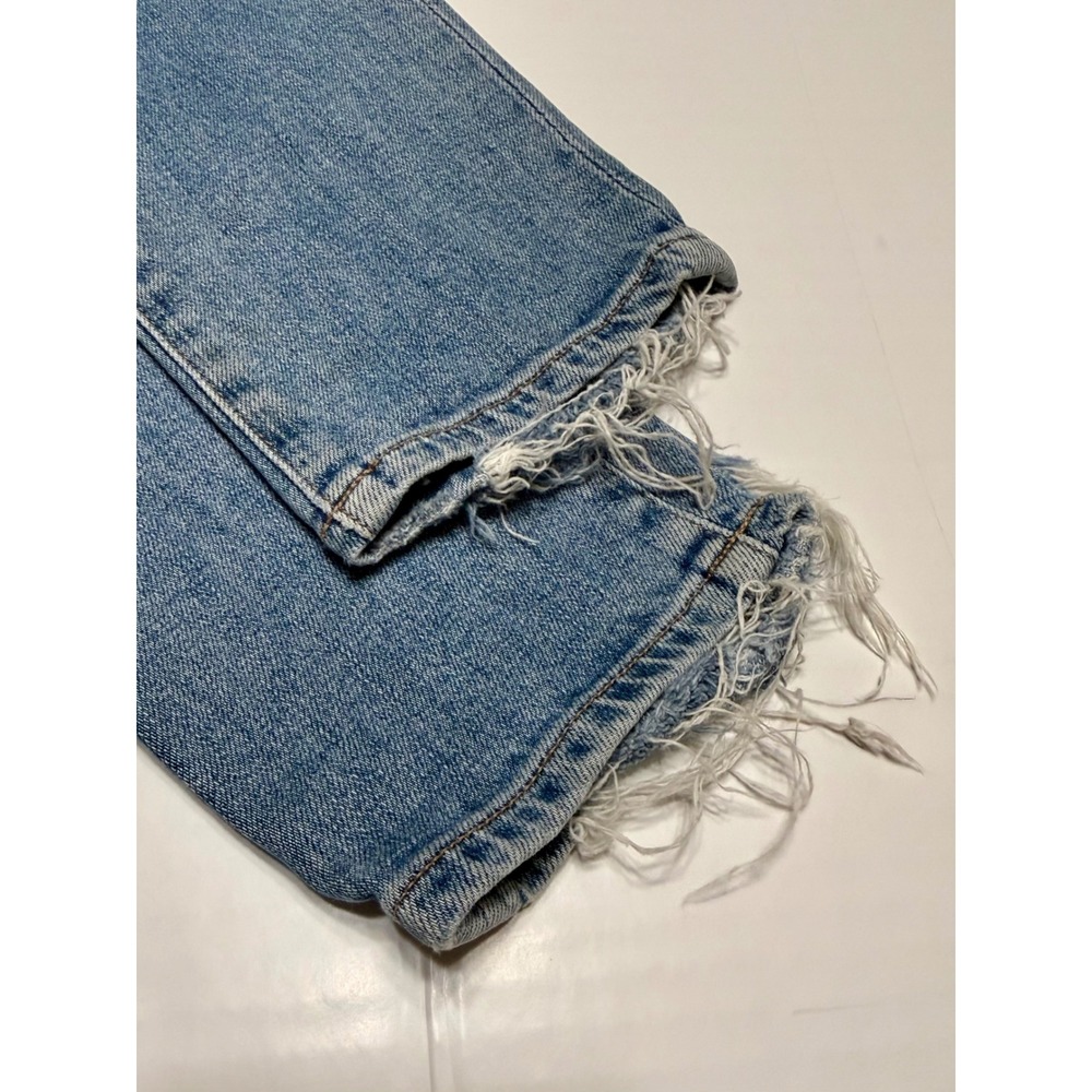 Citizens of Humanity Olivia High Rise Slim Ankle Jeans Button Fly 24 Distressed - Picture 7 of 13
